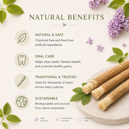 Lilac-Scented Miswak Sticks